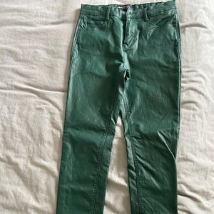 Green faux pants. Good condition